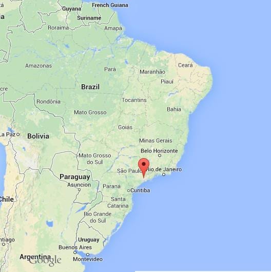 Sao Paulo sulla mappa