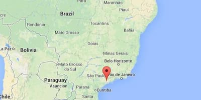 Sao Paulo sulla mappa