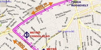 Gay mappa di Sao Paulo