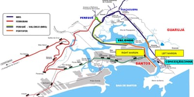 São Paulo barca mappa