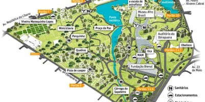 São Paulo mappa del parco