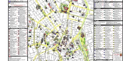 São Paulo mappa del turismo