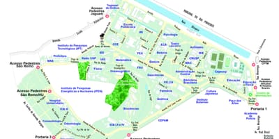 São Paulo scuola mappa