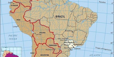 São Paulo mappa geografica