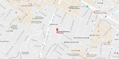 São Paulo mappa ospedale
